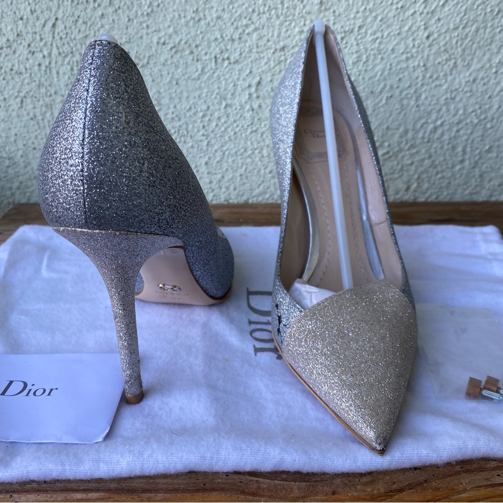 Dior Glitter High Heel Shoes